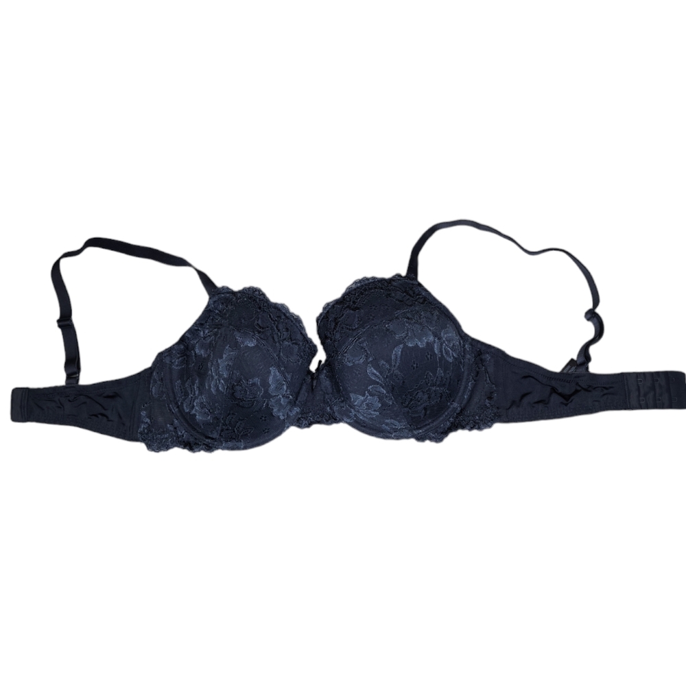 Dorina LIANNE 36C Bra Grey Lace Light Padded Demi Underwired Adjustable D17163A